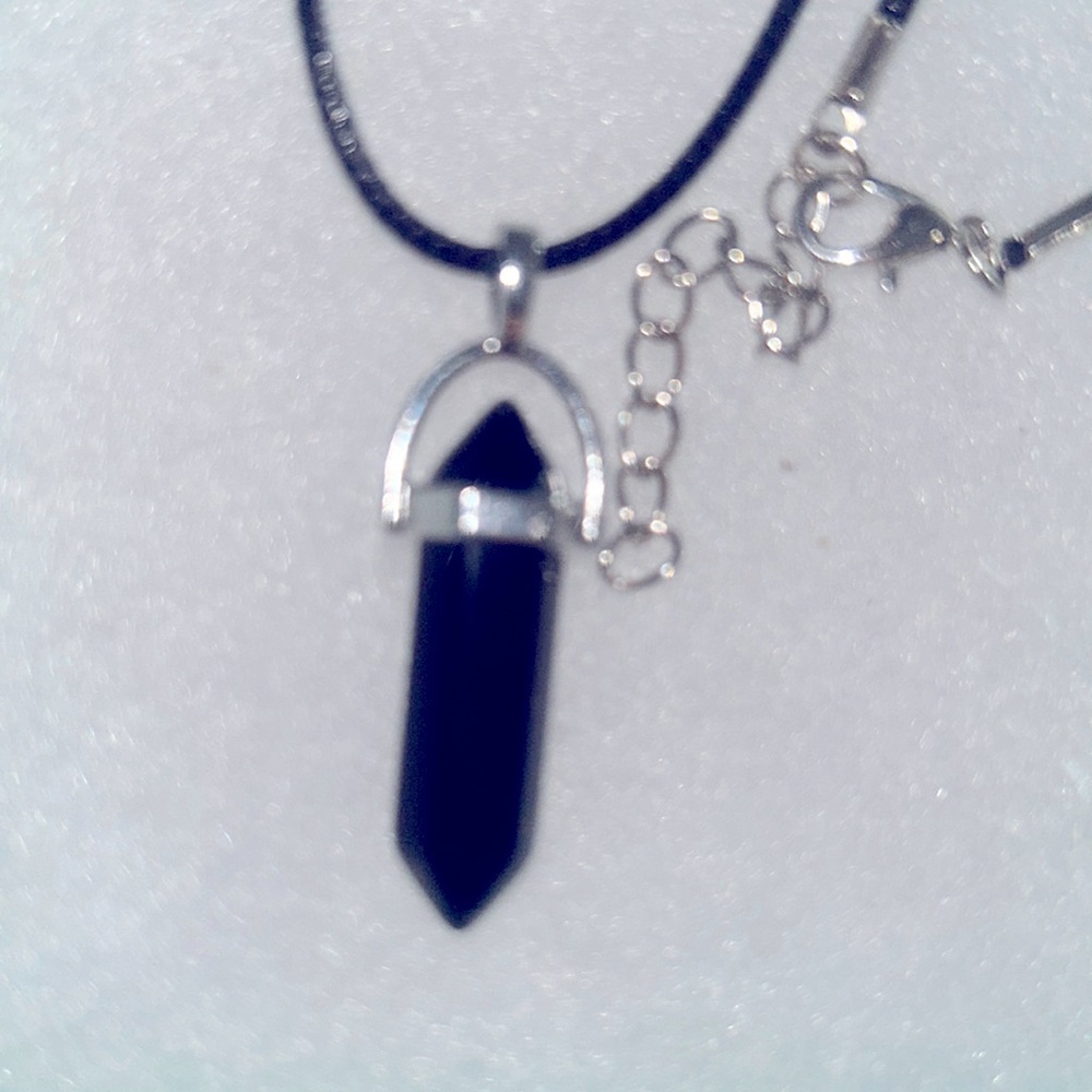 Natural Black Onyx Black Cord 18-20” Nec… - Picture 5 of 6